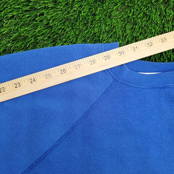 Vintage Teddy Bear Sweatshirt Womens XL 24x22 Blue - Picture 5 of 12